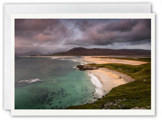 Luskentyre, West Harris - Scotland Greeting Card - Blank Inside