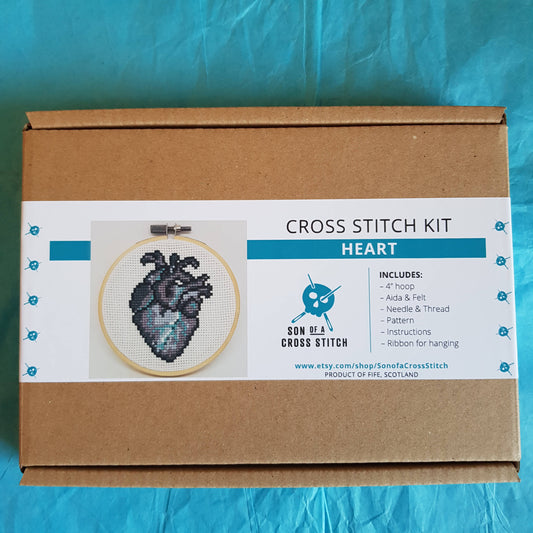 Heart Cross Stitch Kit