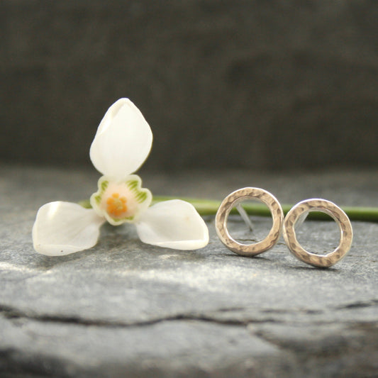 sterling-hammered-studs