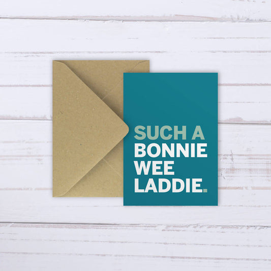 'Bonnie Laddie' card