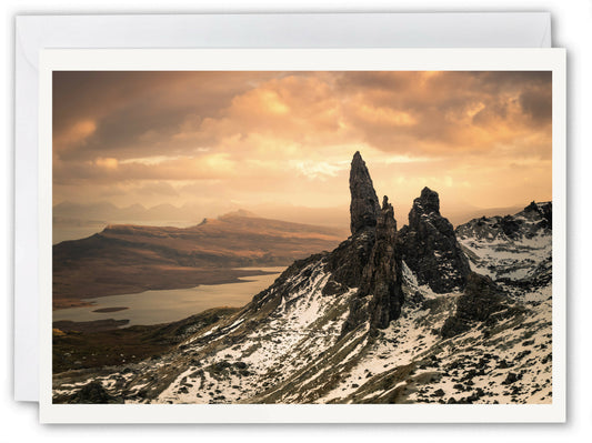 Old Man of Storr, Isle of Skye - Scotland Greeting Card - Blank Inside