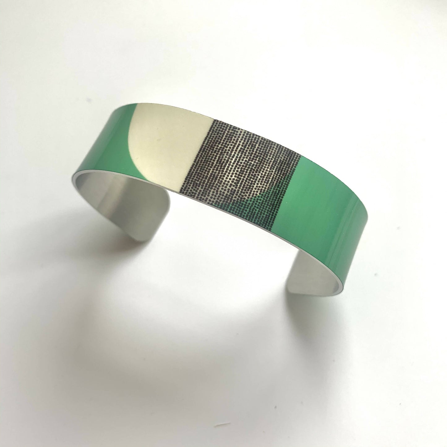 Balance Narrow Cuff Bracelet (Green)