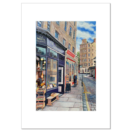 Baker’s Place, Stockbridge - Giclee Fine Art Print 29.7x42cm