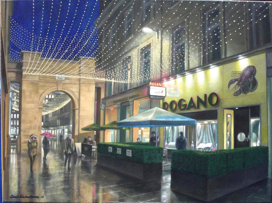 Rogano Oyster Bar, Glasgow Art Print