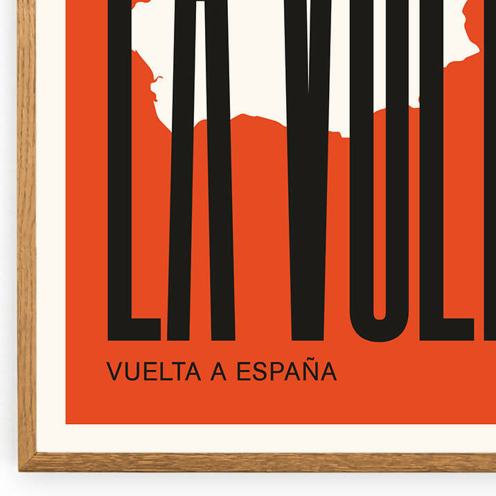 Vuelta a España Cycling Art Print