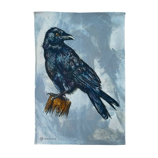 Crow Cotton Tea-Towel