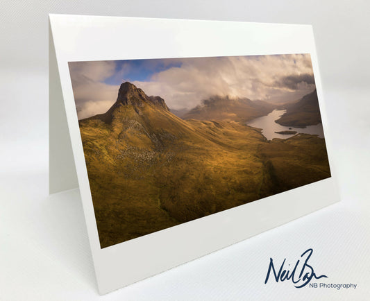Stac Pollaidh, Inverpolly - Scotland Greeting Card - Blank Inside