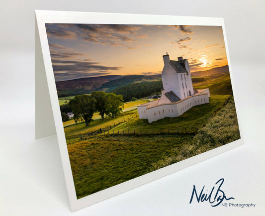 Corgarff Castle nr Cairngorms - Scotland Greeting Card - Blank Inside