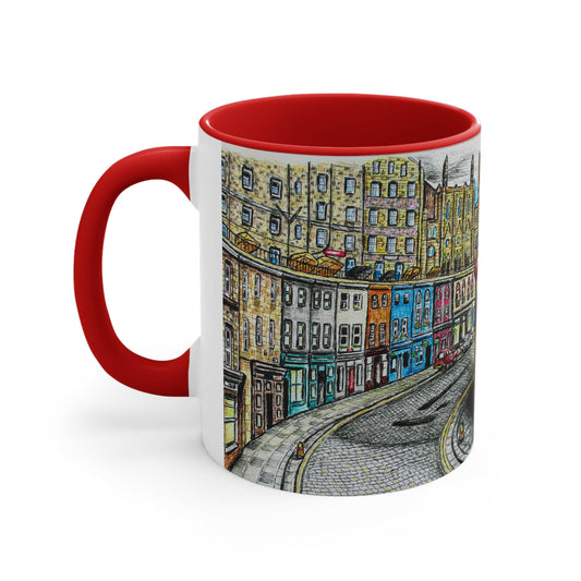 Ceramic 11oZ Edinburgh Mug- Victoria Street Art Design