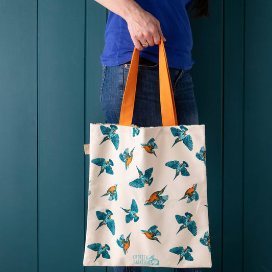 Kingfishers Shopper Tote Bag