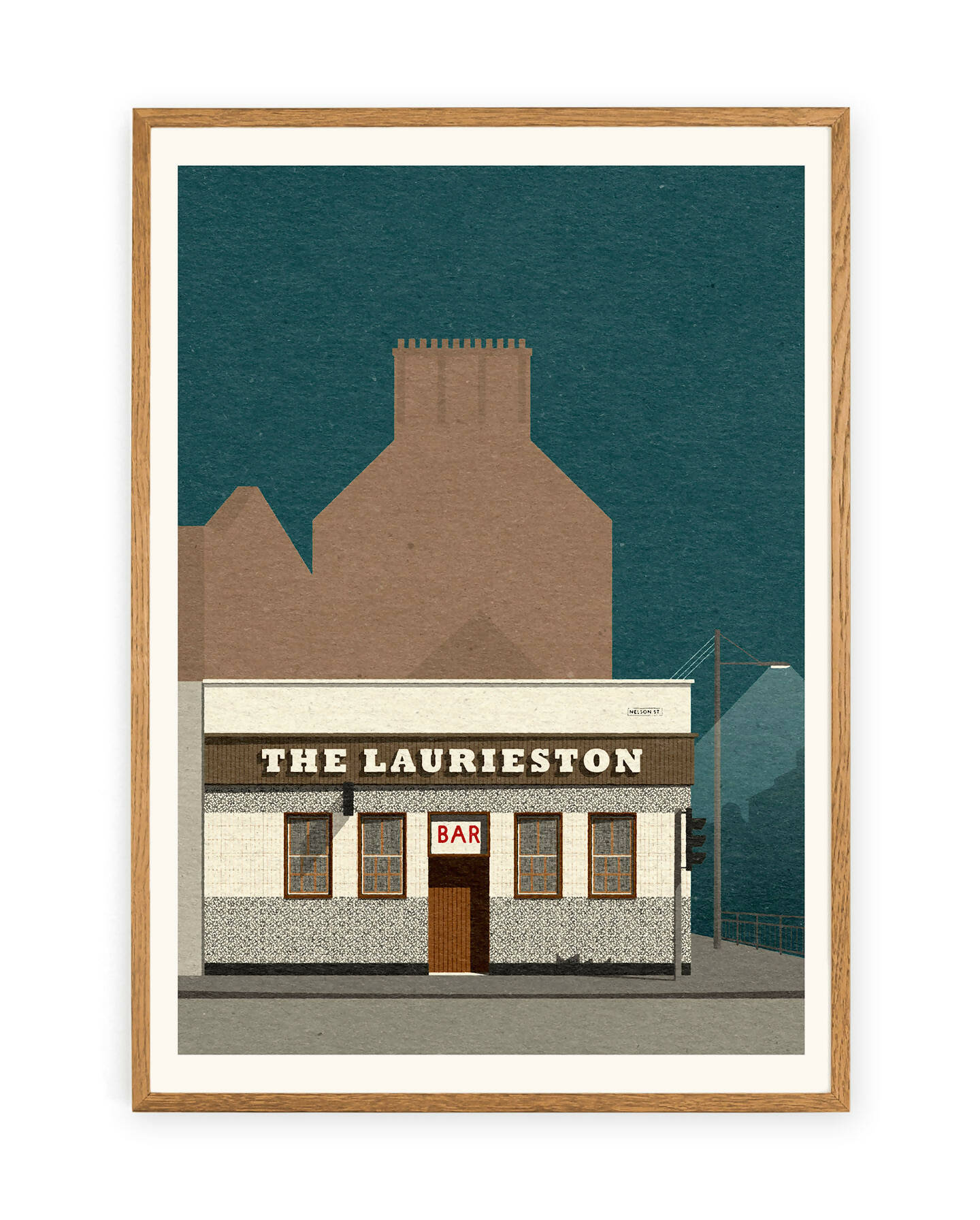 The Laurieston Bar Glasgow Art Print