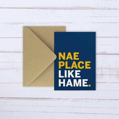 'Nae Place like Hame' card