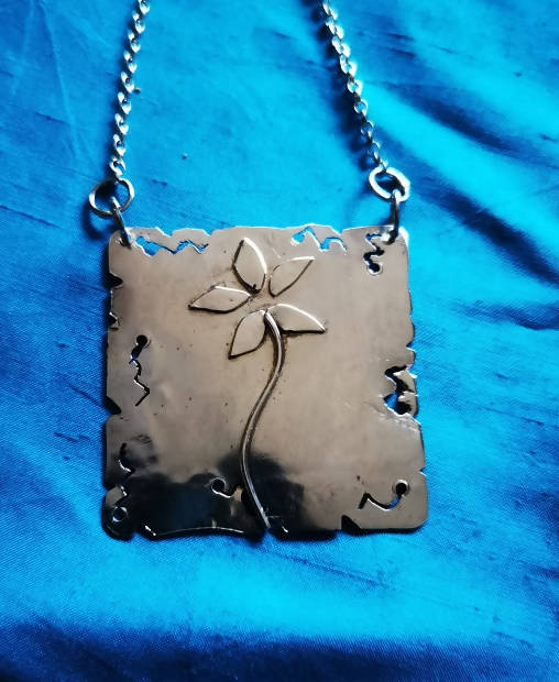 Silver Flower Pendant