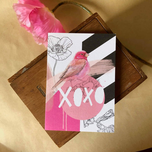 Beaky Blooms Greeting Cards