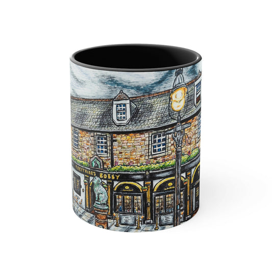 Ceramic 11oZ Edinburgh Mug- Greyfriars's Bobby Art Design