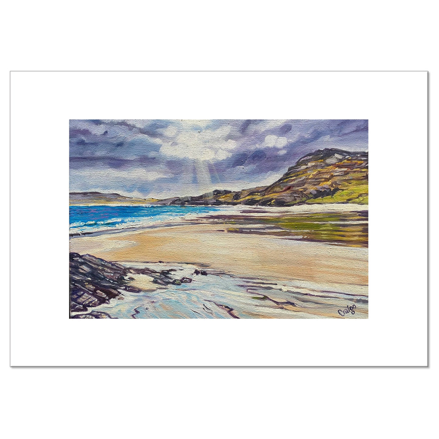 'Cleat, Isle of Barra' - Giclee Fine Art Print 29.7x42cm