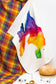 Islay Watercolour Map Tea Towel