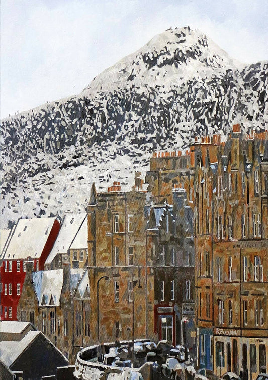 Arthur's Seat Winter giclée print